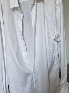 Boss Men's Classic White Button-Down Dress Shirt